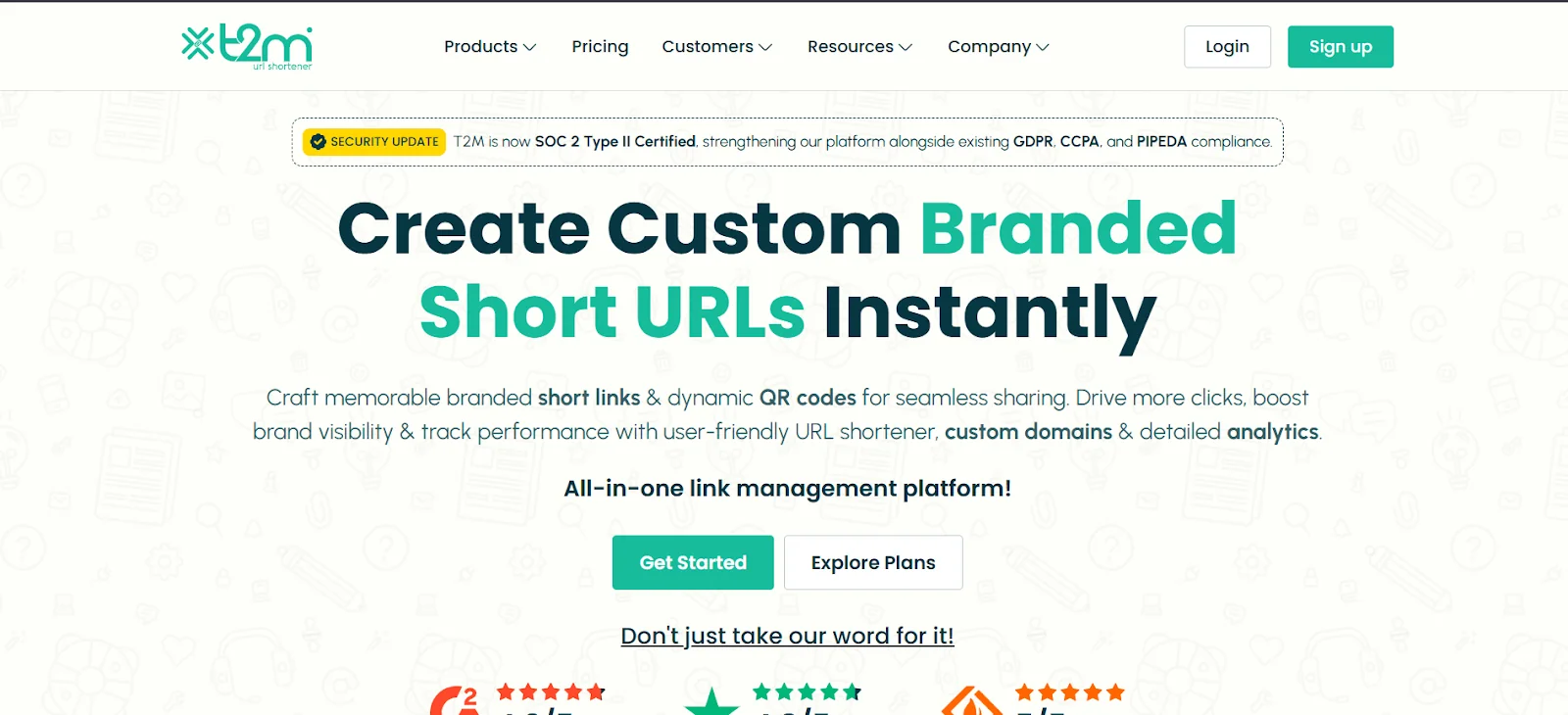 Small business owner using a branded short link QR code and reviewing link analytics