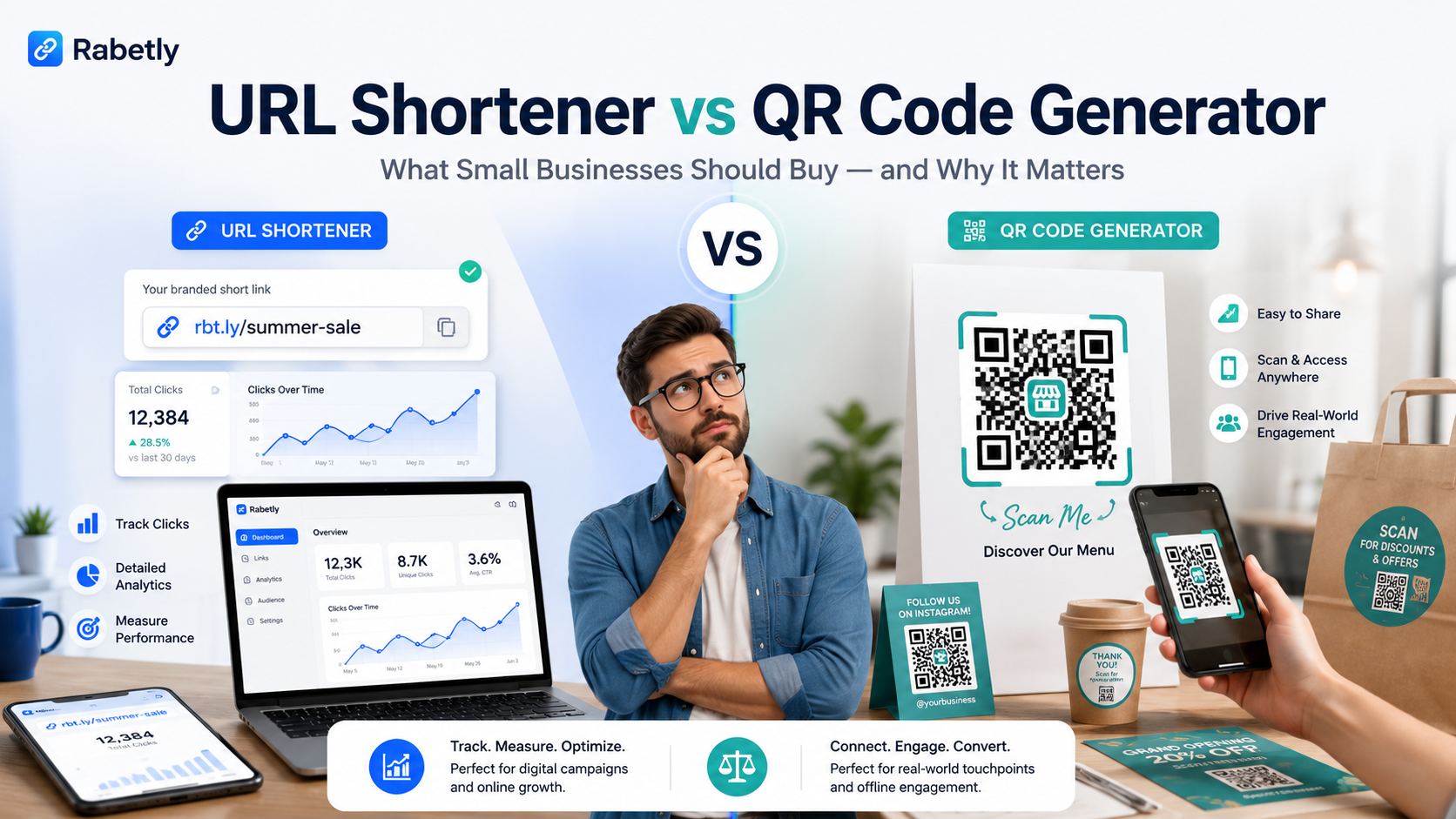 URL Shortener vs QR Code Generator: What Small Businesses Should Buy (and Why It Matters)