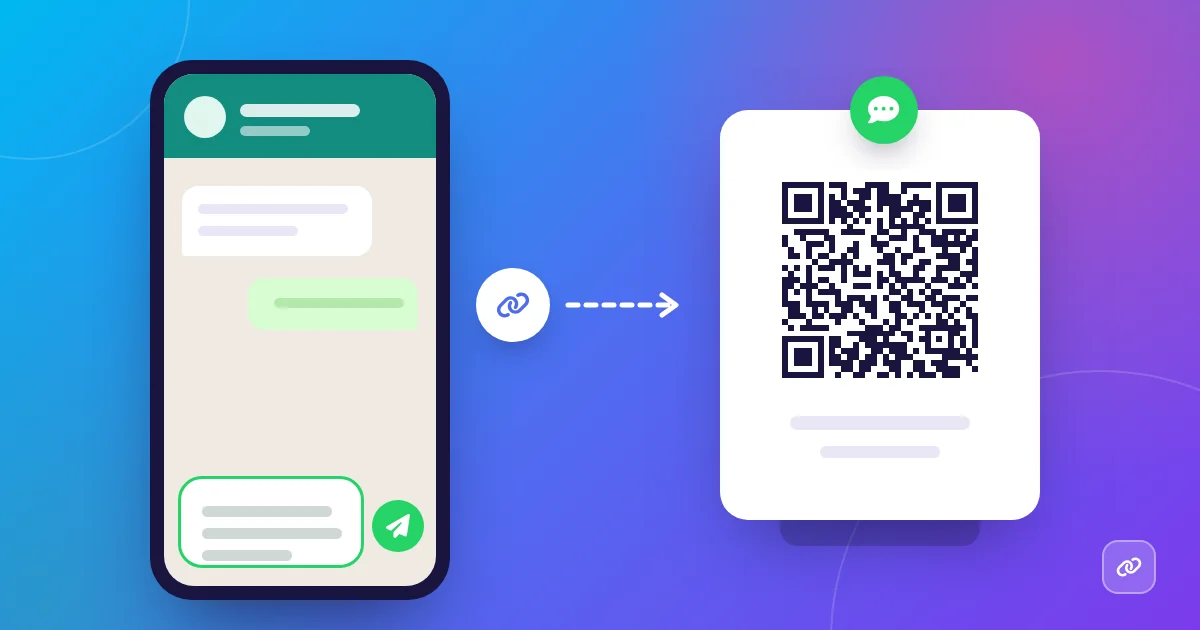 تحويل رقم واتساب إلى رابط مباشر مع رسالة جاهزة ورمز QR